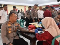 Sambut HUT ke-79 Bhayangkara, Polres Bulukumba Gelar Donor Darah