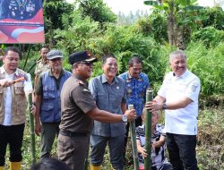 Bupati Pinrang A Irwan Hamid Hadiri Ground Breaking Proyek Rekonstruksi Jembatan Bila Bersama Forkopimda
