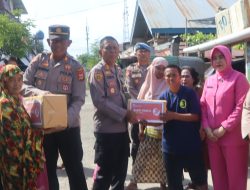 Polres Luwu Salurkan Bantuan Sosial Sambut HUT Bhayangkara ke-79