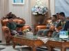 Bupati Pinrang Irwan Hamid Menerima Kunjungan Komandan Skuadron Udara Pangkalan Hasanuddin