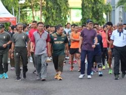 Fun Run Festival Dirgantara Warnai Minggu Pagi, Sekda Pinrang Turut Ambil Bagian