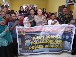 Kapolres Parepare Indra Waspada Yuda Buka Diri Terima Saran dan Kritikan, Terjun Langsung Jumat Curhat