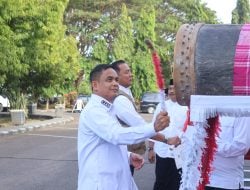 Wabup Pinrang Pimpin Upacara Hari KoperasiNasional, Simbolis Luncurkan Koperasi Merah Putih Dengan Pemukulan Bedug