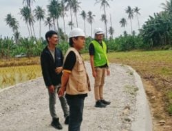 Pantau Progres Pembangunan, Kadis TPH Pinrang Lakukan Monitoring Bersama Tim Teknis