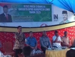 Masa Sidang III Anggota DPRD Luwu Capt Abbas Anto Melakukan Kunjungan ke Wilayah Dapil Tujuh