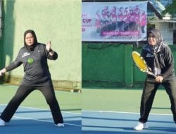 Andi Utta Buka Turnamen Tenis Perempuan Forkopimda, Diawali Ketua PN Vs Ketua PA