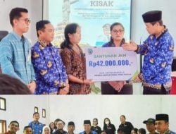 Erianto Serahkan Santunan JKM BPJS Ketenagakerjaan Alm Anton Pangala